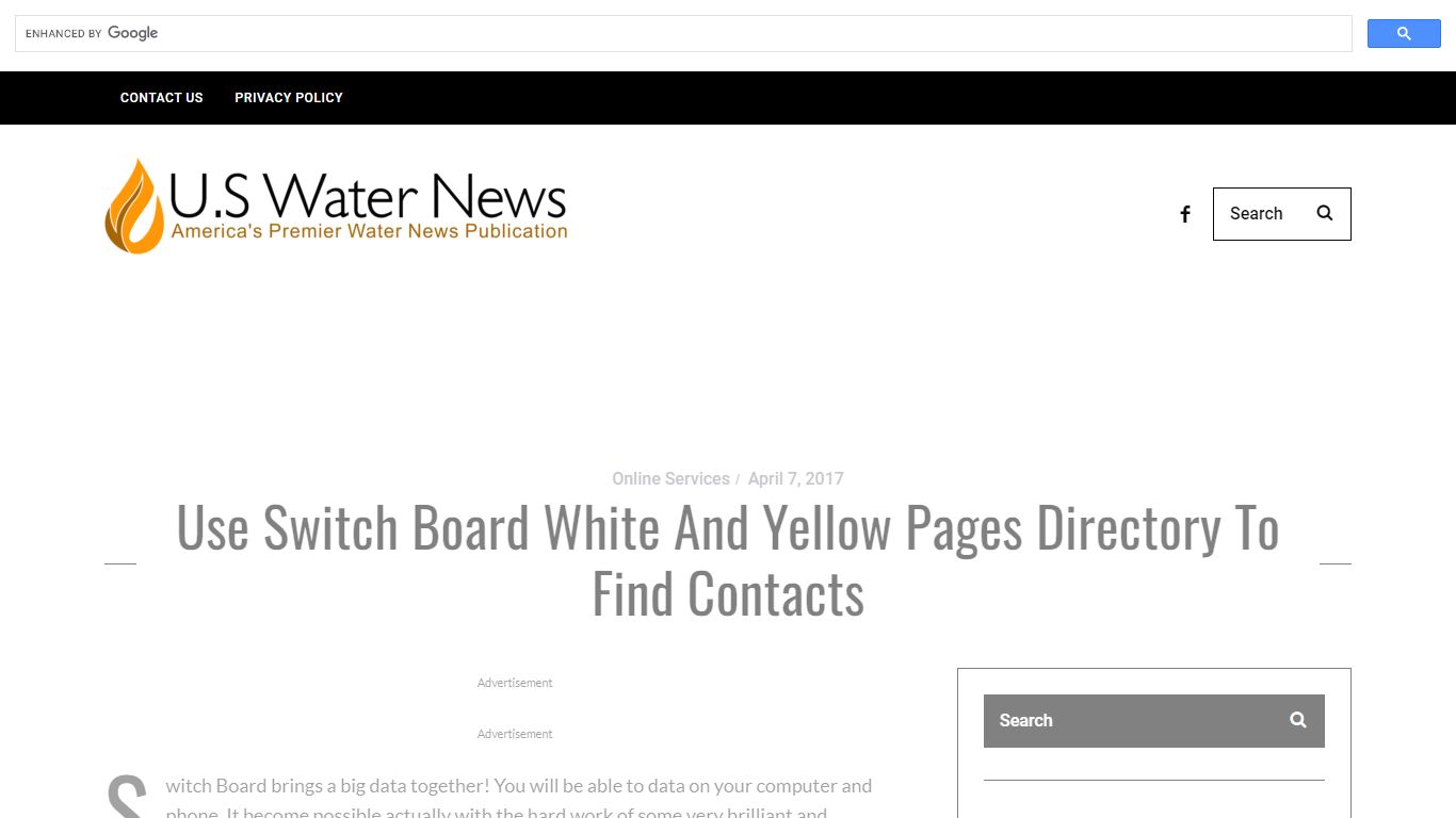 Use Switch Board White And Yellow Pages Directory To Find Contacts